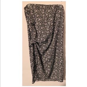 SHEIN Size Large Floral Skirt with Slit.